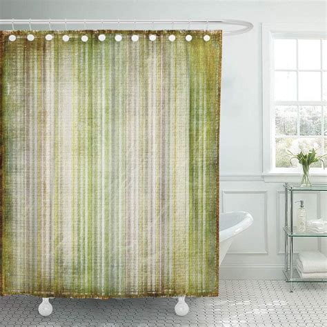 BSDHOME Green Grungy Grunge Stripes Beige Aged Ancient Color Colour