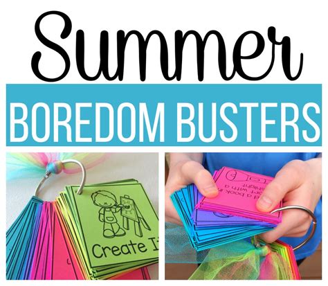 Summer Educational Boredom Busters Freebie Differentiated Kindergarten