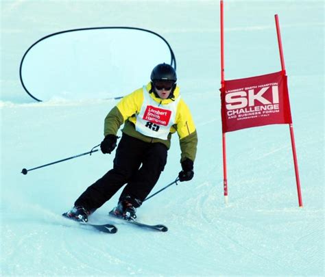 Roger Reid Slides In To Ski Challenge Haslams Commercial Property