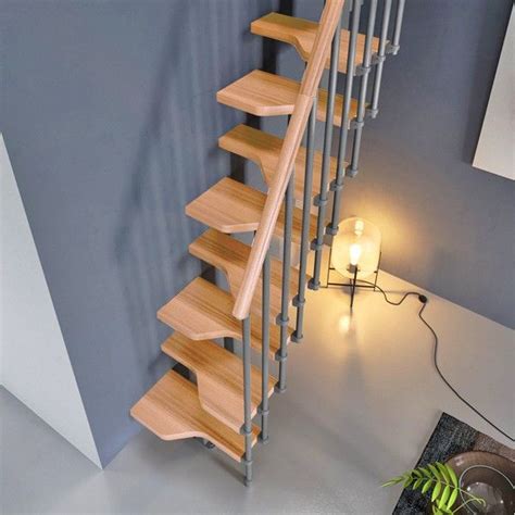 Gamia Mini Plus Space Saver Staircase Light Beech Loft Stairs Space