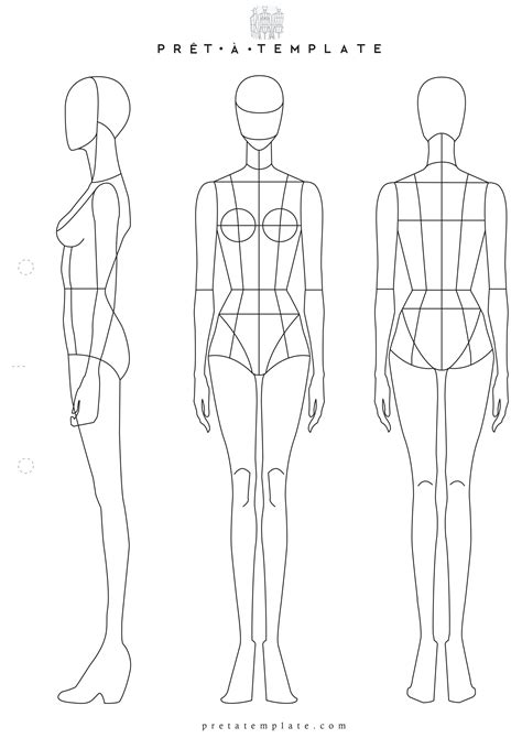 Drawing and especially illustrating the human body is considered to be the toughest art form. Prêt-à-Template | Fashion illustration template, Fashion ...