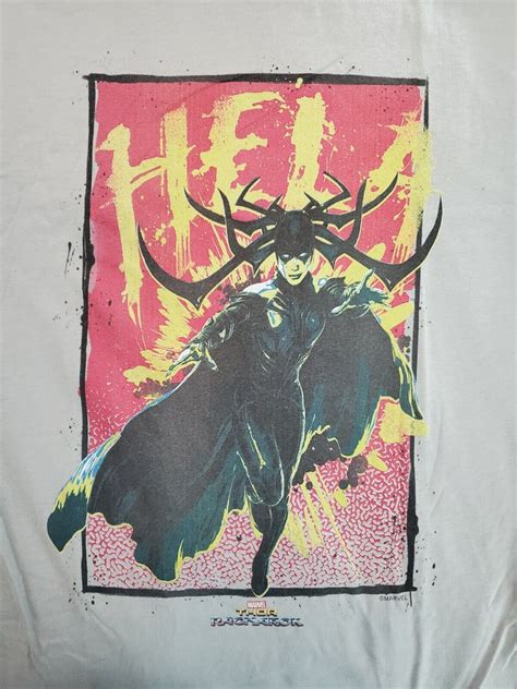 Marvel Hela Nwot Large Shirt Grey Ebay