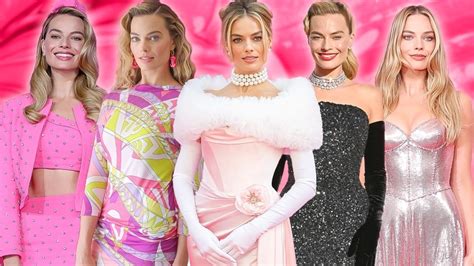 All Of Margot Robbies Barbie Inspired Press Tour Hair Looks Ranked