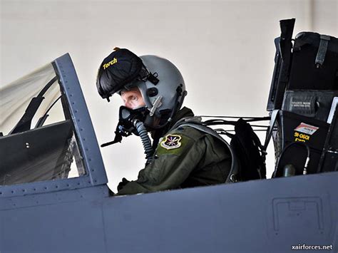 F 15 Test Pilots Now Using Advanced Helmets