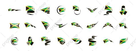 Jamaica National Flag Vector Symbol Color Emblem Graphic Png And
