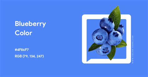 Blueberry Color Hex Code Is 4f86f7
