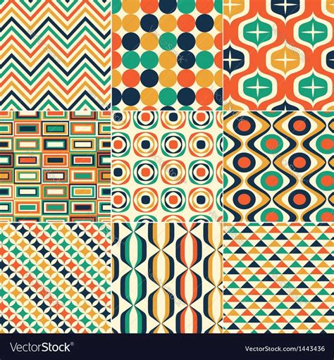 Seamless Retro Pattern Print Download A Free Preview Or High Quality