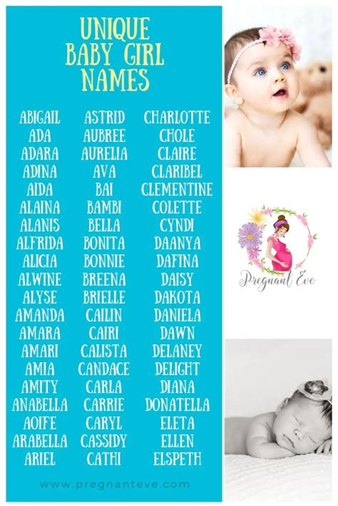Unique Girl Names And Meanings Cellularvsa