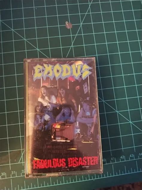 Exodus Fabulous Disaster 1989 Combat Records Cassette Tape Bay Area