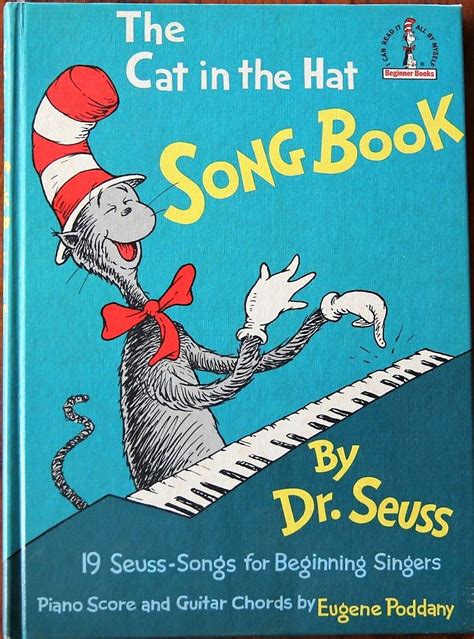 The Cat In The Hat Songbook Signed By Dr Seuss Very Good Hardcover 1967 Inscribed By Author