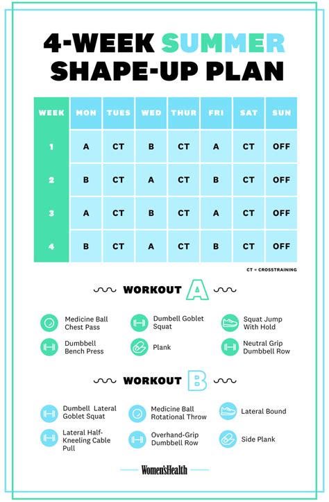 10 week no gym home workout plan. Try This 4-Week Summer Workout Challenge If You Want To ...