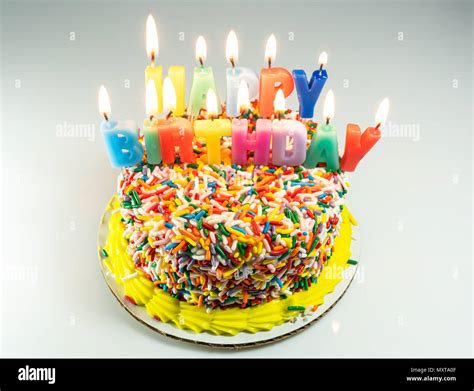 Happy Birthday Cake Stock Photo Alamy