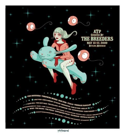 Tara Mcpherson Art Posters 2009 Atp Curated By The Breeders The