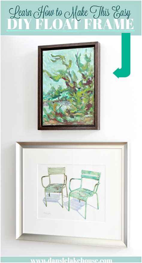 Easy Diy Floating Frame Tutorial Learn How To Frame Your Art For Less