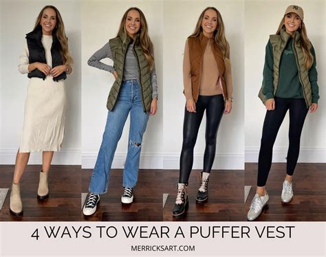 How To Wear A Puffer Vest Merricks Art