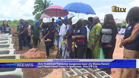Chris Oyakhilome Foundation Inaugurates Inner City School Project