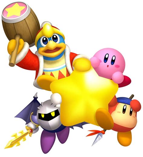 Main Characters Kirby Kirby Nintendo Character Art