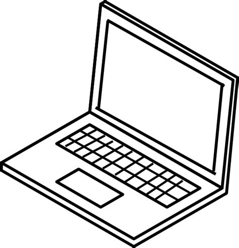 Clipart Computer Black And White Download Kid On Computer Black And