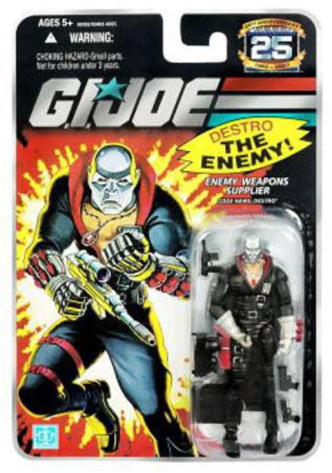 Gi Joe 25th Anniversary Wave 4 Destro 375 Action Figure Hasbro Toys