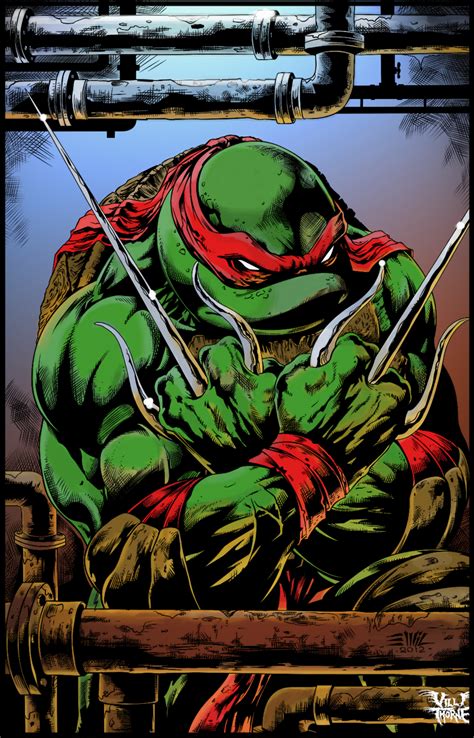 Tmnt Raphael Warm Up Sketch From The New Teenage Mutant Ninja Turtles