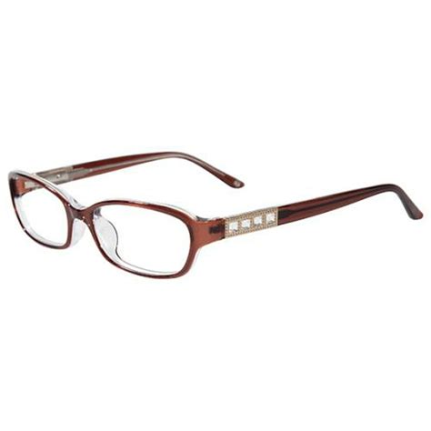 Bebe Eyeglasses Bb5049 210 Topaz Crystal 53mm