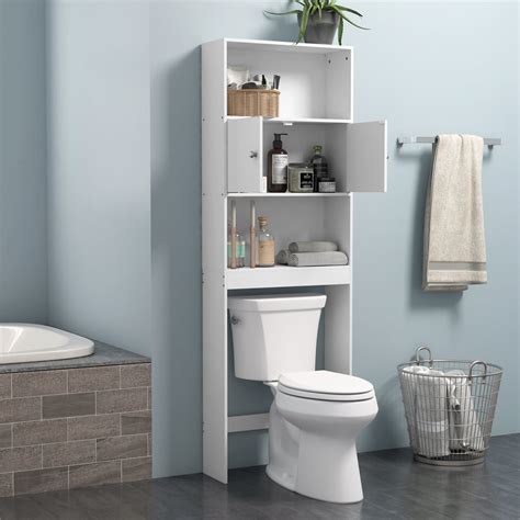 3 Ply 2 Door Over The Toilet Storage Cabinet Bathroom Space Saver