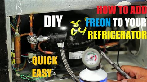 How Do I Add Freon To My Refrigerator 134a