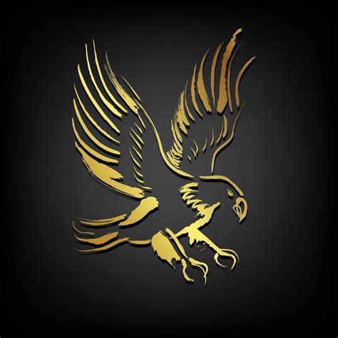 Golden Eagle Logo Vector Art Icons And Graphics For Free Download