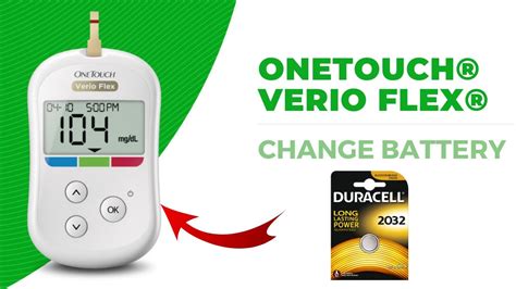 Change Battery In Onetouch Verio Flex Meter Youtube