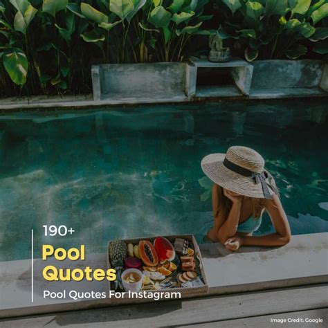 190 Pool Quotes For Instagram Funny Pool Quotes Quotesmasala