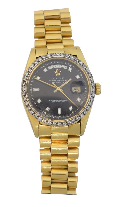 Lot 140 An 18ct Gold Rolex Oyster Perpetual Day Date