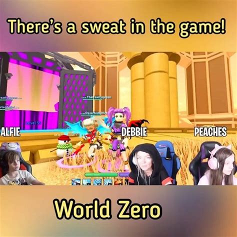 Theres A Sweat In The Game With Us As We Go Into Roblox World Zero