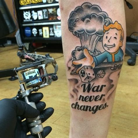 Fallout Tattoo Ideas 11 Best Fallout 4 Tattoo Mods For Some Cool