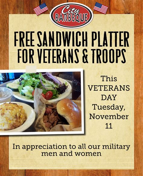 Restaurants Offering Free Meals To Honor Veterans And Active Duty Military On Veterans Day