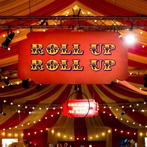 Roll Up Roll Up Hanging Sign Hire And Style Hire And Style