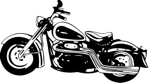 Pin By Seb Mak101 On Silhouette Motorcycle Clipart White Motorcycle