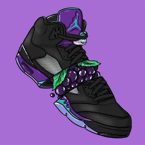 Clear sky is set in 2011, one year prior to the events of the original s.t.a.l.k.e.r. Sneaker Art - Jordan V "Black Grape" | Sneaker art, Nike art, Shoes wallpaper