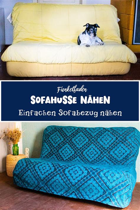 Beim beziehen sind schon sehr viel geschick und erfahrung nötig, um ein einigermaßen ansehnliches ergebnis zu erreichen. Anleitung einfachen Bezug für Sofa nähen - Sofahusse nähen ...