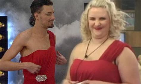 Celebrity Big Brother 2013 Rylan Clark Looks Better Than Claire Richards As He Tries On Her