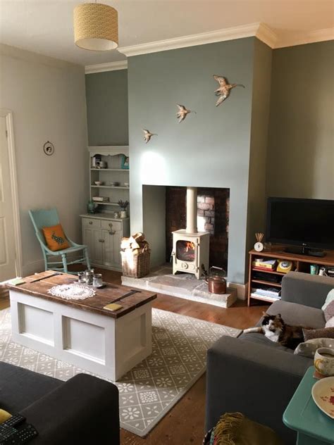 Love This Colour Scheme Farrow And Ball Living Room Cosy Living Room