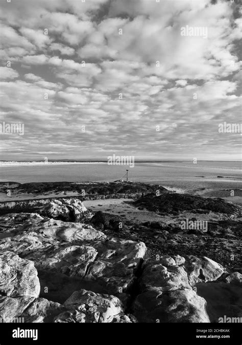 Black And White Landscape Sunrise West Sands Beach Chariots Of Fire St Andrews Fife
