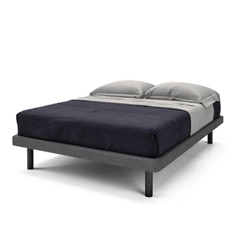 Sleep Country Soho Upholstered Platform Bed Doublefull Dark Grey