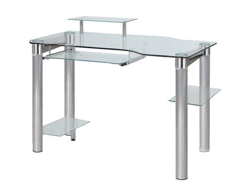 Glass Desks Buy Modern Glass Top Office Desks At