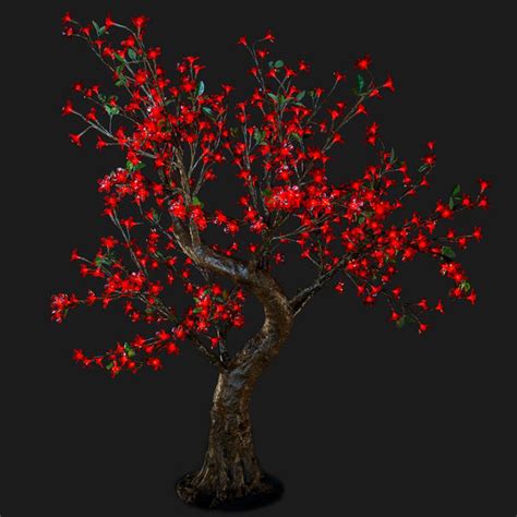 Bright Baum Inc 48 Ft Red Cherry Blossom Led Tree