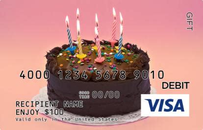 This can cause problems at merchants, such as gas stations, which may authorize more than the actual. Chocolate Birthday Visa Gift Card