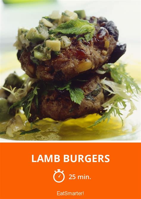 Lamb Burgers Recipe Eat Smarter Usa