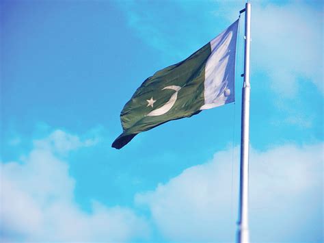 Hd Wallpaper Flag Of Pakistan Green Color No People Star Shape