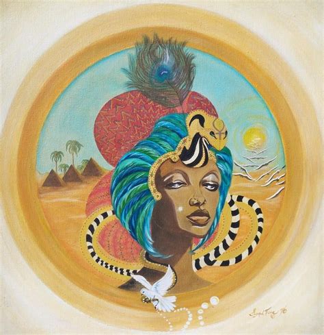 African American Art African Women Nubian Queen Desert Art Black Art Beautiful Landscapes