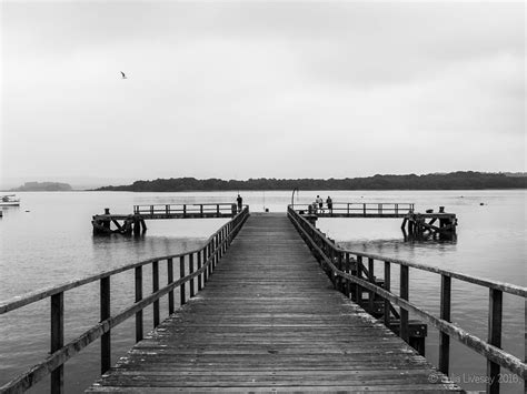 Lake Pier In Black And White Pictures From Everyday Life