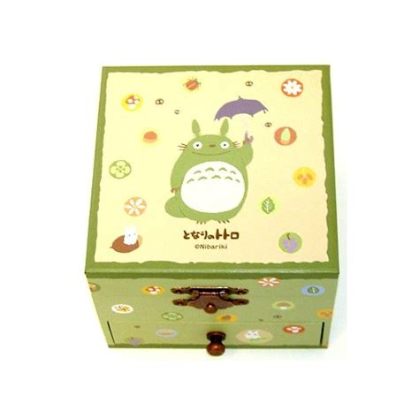 Totoro Studio Ghibli My Neighbor Music Box With A Drawer Home Decor First